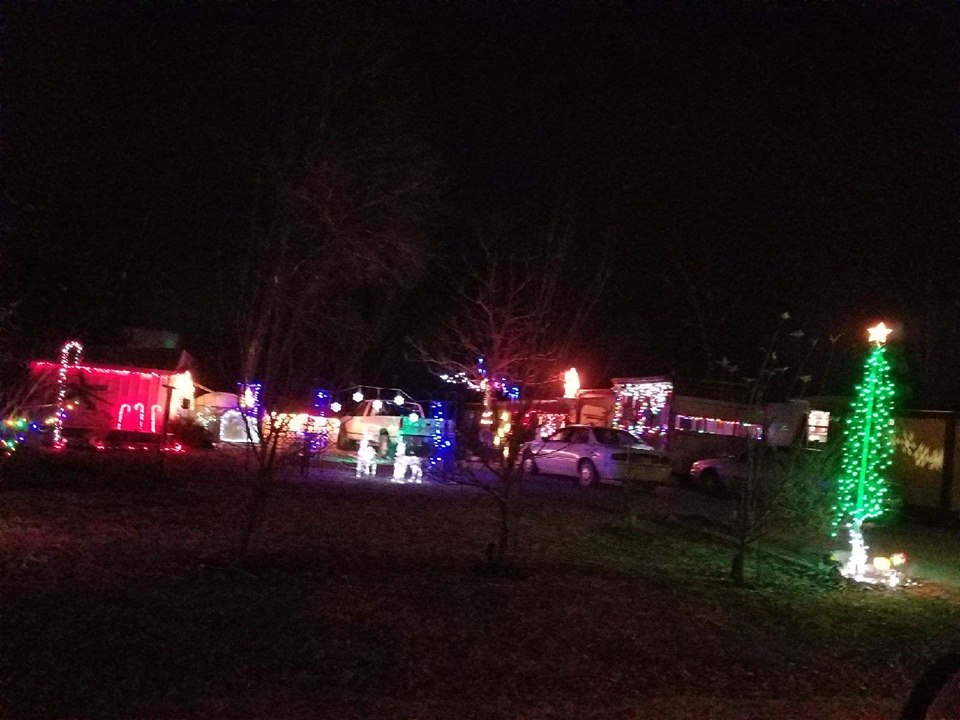 Christmas Lights in Elk Cityby Jane Osburn