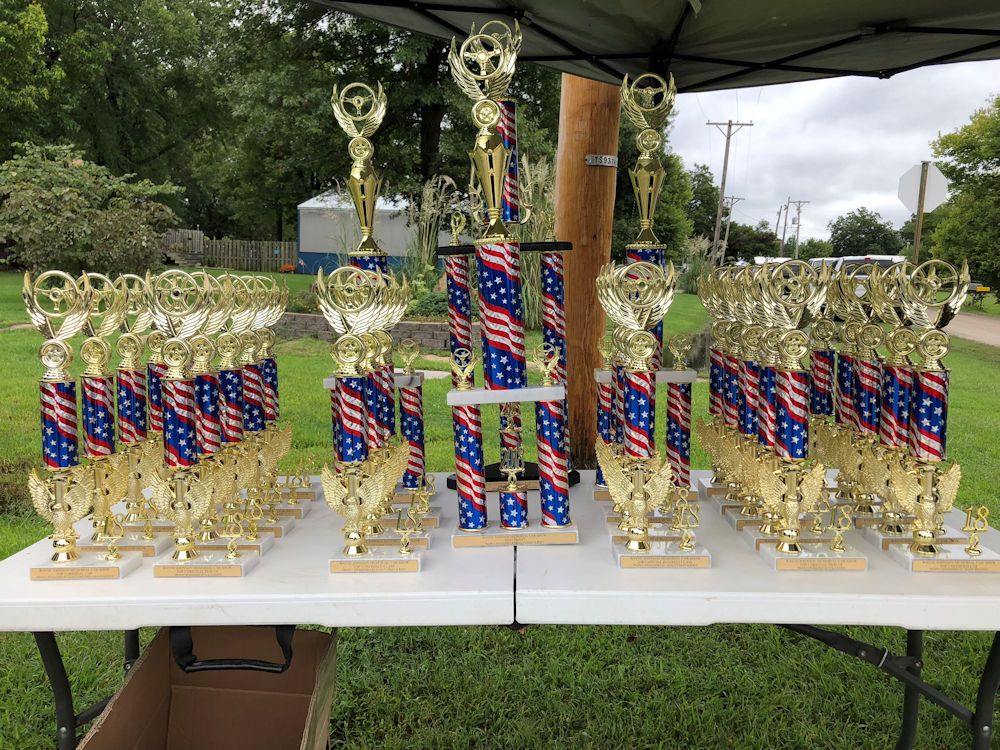 Trophy's for Car Show