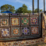 Quilt for auction given by Friendly Quilters